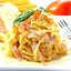 Запеканка из лапши и ветчины (Schinkenfleckerln)
