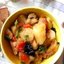 Картошка с грибами и черносливом