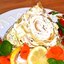 Рыба запеченная с кабачками