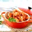 Капуста тушёная с курицей и фасолью