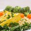 Курица в зелени с соусом карри