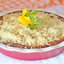 Насыпной пирог с персиками