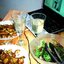 Печеный молодой картофель с морковью и лисичками