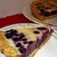 Черничный пирог со сливками