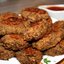 Котлеты из чечевицы и кус-куса с томатным соусом