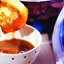 Шотландские оладьи с соусом из изюма