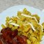 Паста с сыром и ветчиной