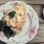 Запеканка из макарон с копченой грудинкой