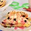 Пирог из подсохшего лаваша с яблоками и черникой