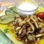 Картофель по - деревенски с соусом