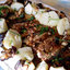 Маринованная скумбрия с картофелем и овощами