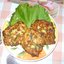 Оладьи с луком и колбасой