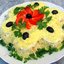 Торт-салат с крекерами