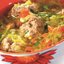 Овощной суп с мясными фрикадельками