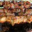 Шашлык из курицы с лимоном