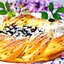Черничный пирог открытый