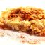 Слоеный сыпучий пирог с яблоками