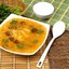 Запеченая курица с грибами