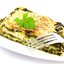 Лазанья из шпината и сыра с кедровыми орешками