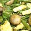 Стручковая фасоль с грибами