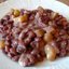 Фасоль тушеная с картошкой в сметане