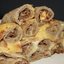 Блины с мясом и сыром