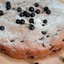 Банановый пирог с черникой