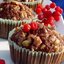 Кексы тыквенные с орехами и корицей
