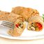 Ржаные блины с запеченными овощами