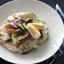 Теплый картофельный салат с сельдью