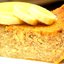 Постная коврижка с медом и бананом
