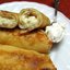 Блины с яблоком и творогом