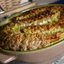 Заливной пирог из вафельных коржей с мясным фаршем