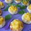 Кокосовое печенье с лимонным курдом