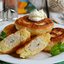 Оладьи с начинкой из куриного фарша