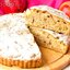 Яблочный пирог с корицей и коньяком