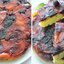 Шарлотка с яблоками и ежевикой