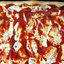 Пицца с моцареллой и томатным соусом