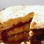 Ванильный пирог с клюквой