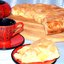 Бисквитная шарлотка с яблоками