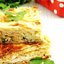Пирог из лаваша с сыром и зеленью