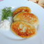 Салат с курицей и яичным блинчиком