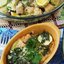 Кабачковая запеканка с сыром и белым хлебом