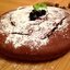 Пирог из кукурузной муки с черной смородиной