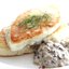 Картофельные котлеты с молочно-грибным соусом