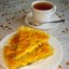 Луковый пирог с яично-сметанной заливкой