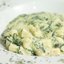 Галушки со сметаной и зеленью
