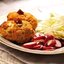 Запеченные куриные котлеты с овощами
