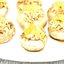 Грибные шляпки, фаршированные сырно-мясной начинкой