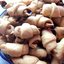 Рогалики с ореховой начинкой